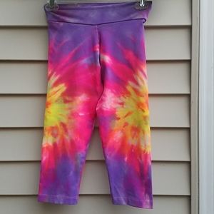 MARGARITA Girls CropTie Dye Leggings ,size 2